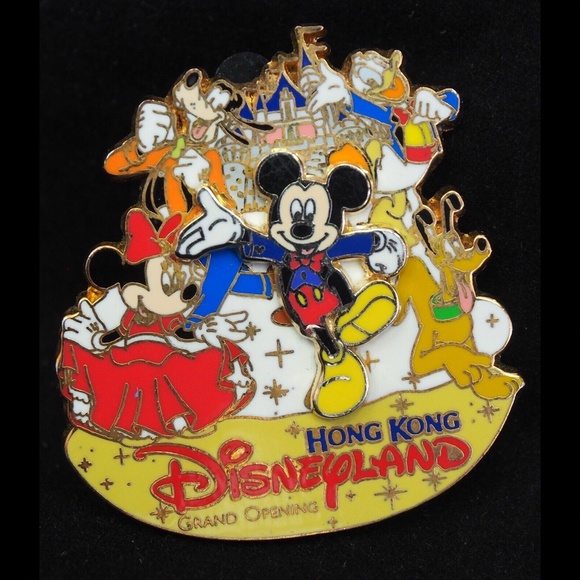 Disney Other - Disney Parks AUTHENTIC Hong Kong Disneyland Grand Opening 2005 Pin